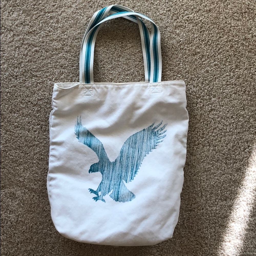 American Eagle Logo Canvas Bag